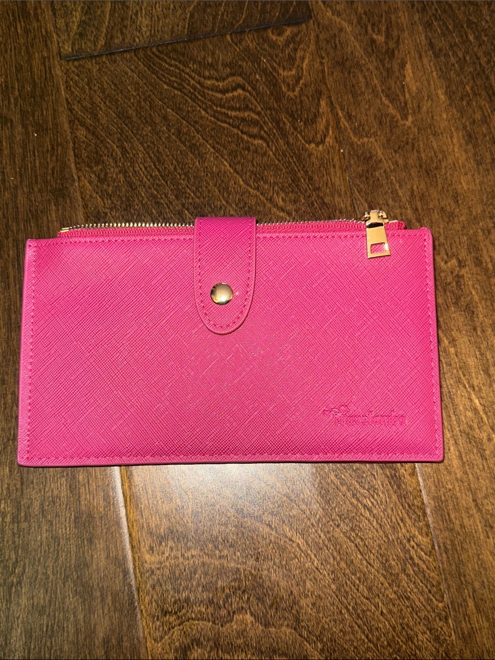 Pink Travelambo Women's Zip-Top Wallet with RFID Protection